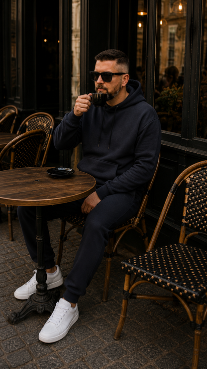 Vyriškas laisvalaikio kostiumas -"B2" exclusive class trikotažas be pūkelio