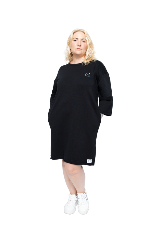 Suknelė "Mėta"-juoda