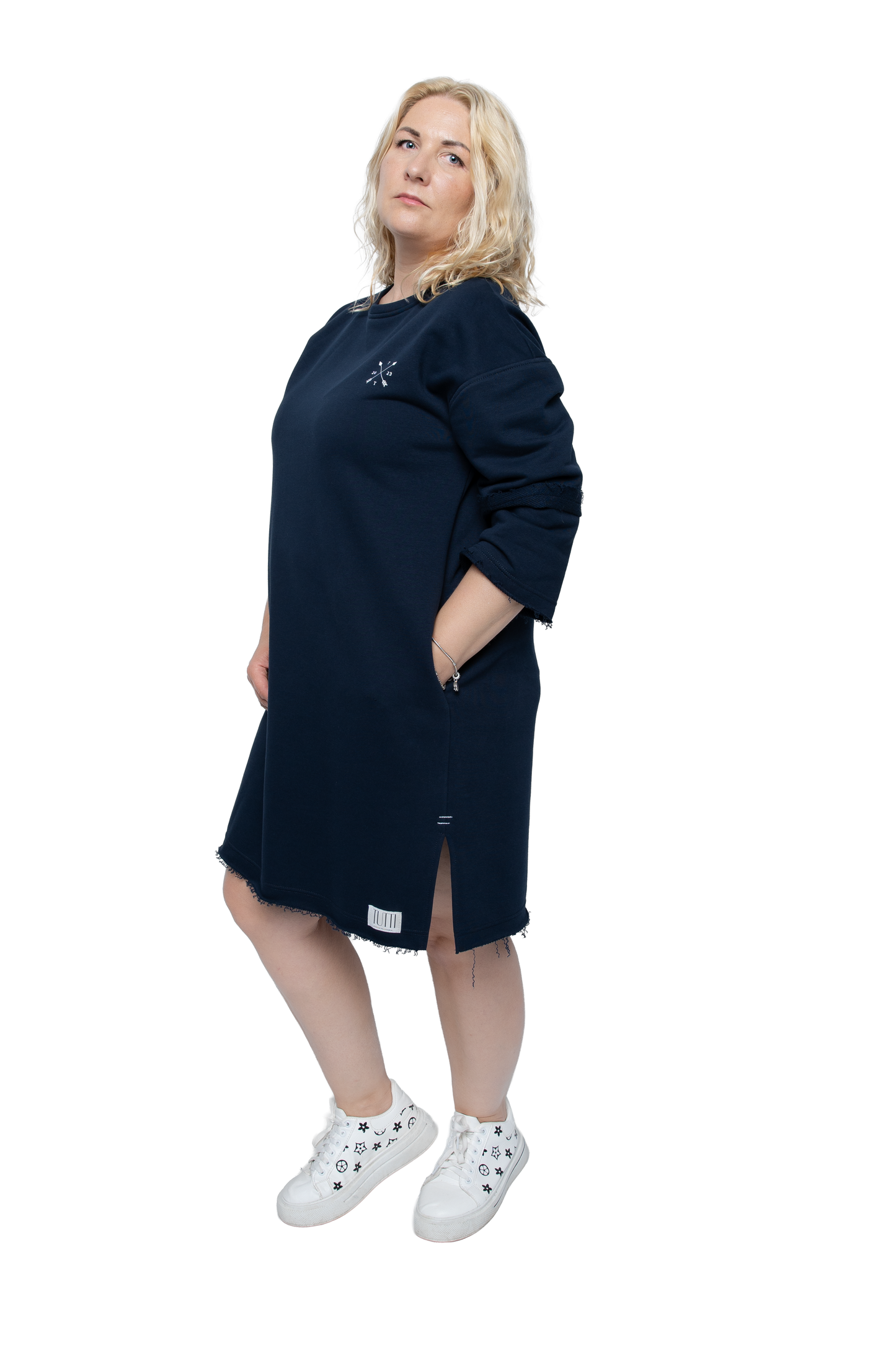 Suknelė"Mėta"-Mėlyna
