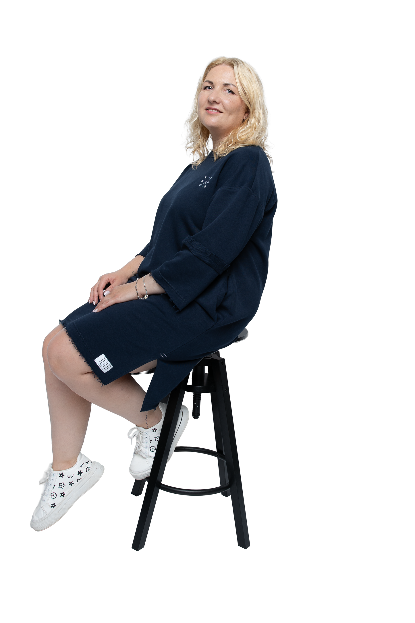 Suknelė"Mėta"-Mėlyna