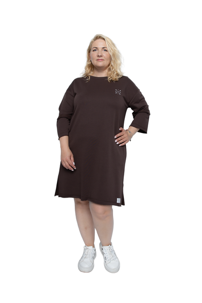 Suknelė "Mėta"-Ruda