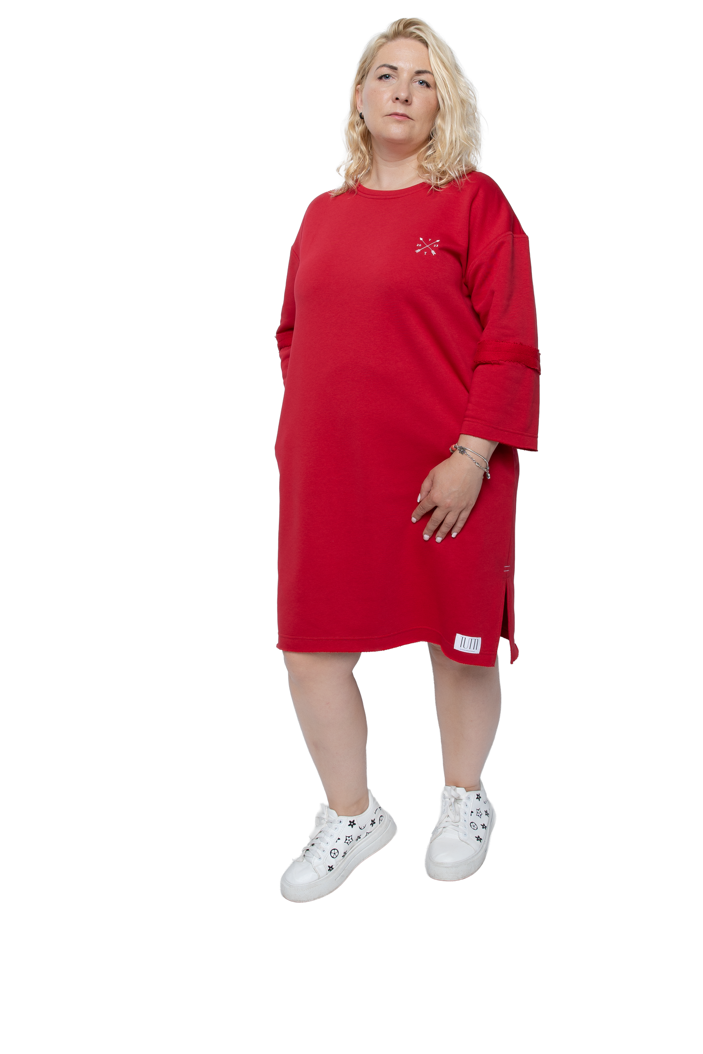 Suknelė "Mėta"-Raudona