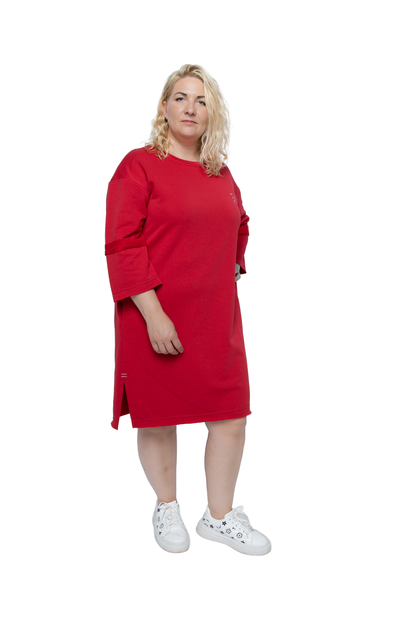 Suknelė "Mėta"-Raudona